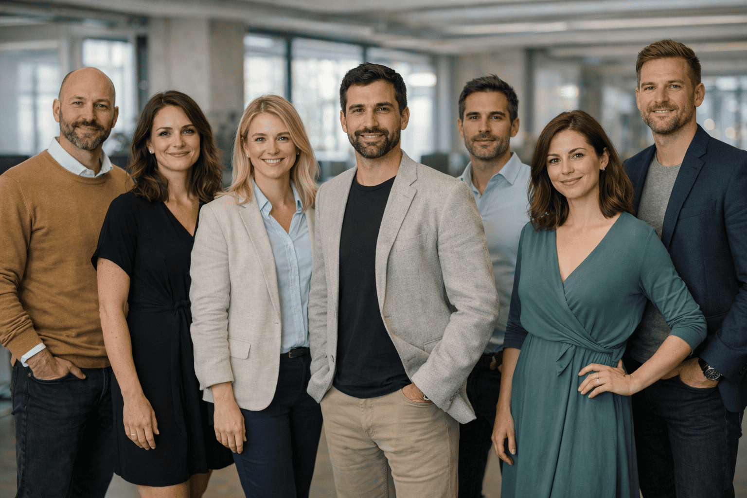 Team working on AI trading platform — Primo Guadistoro